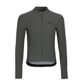 Men's Mechanism Long Sleeve Jersey - Dark Grey - Threshold Coffee