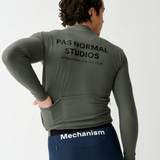 Men's Mechanism Long Sleeve Jersey - Dark Grey - Threshold Coffee