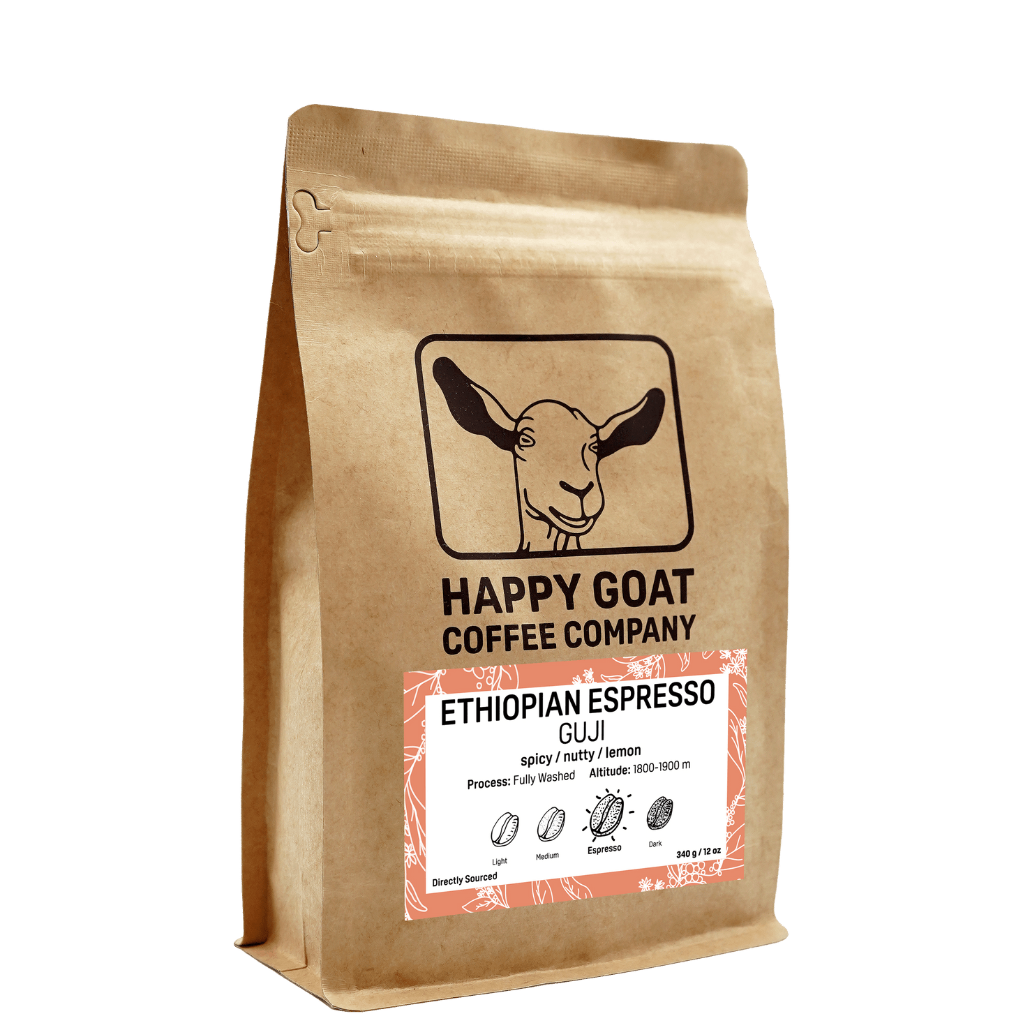 Happy Goat Ethiopian Guji Espresso - Threshold Coffee