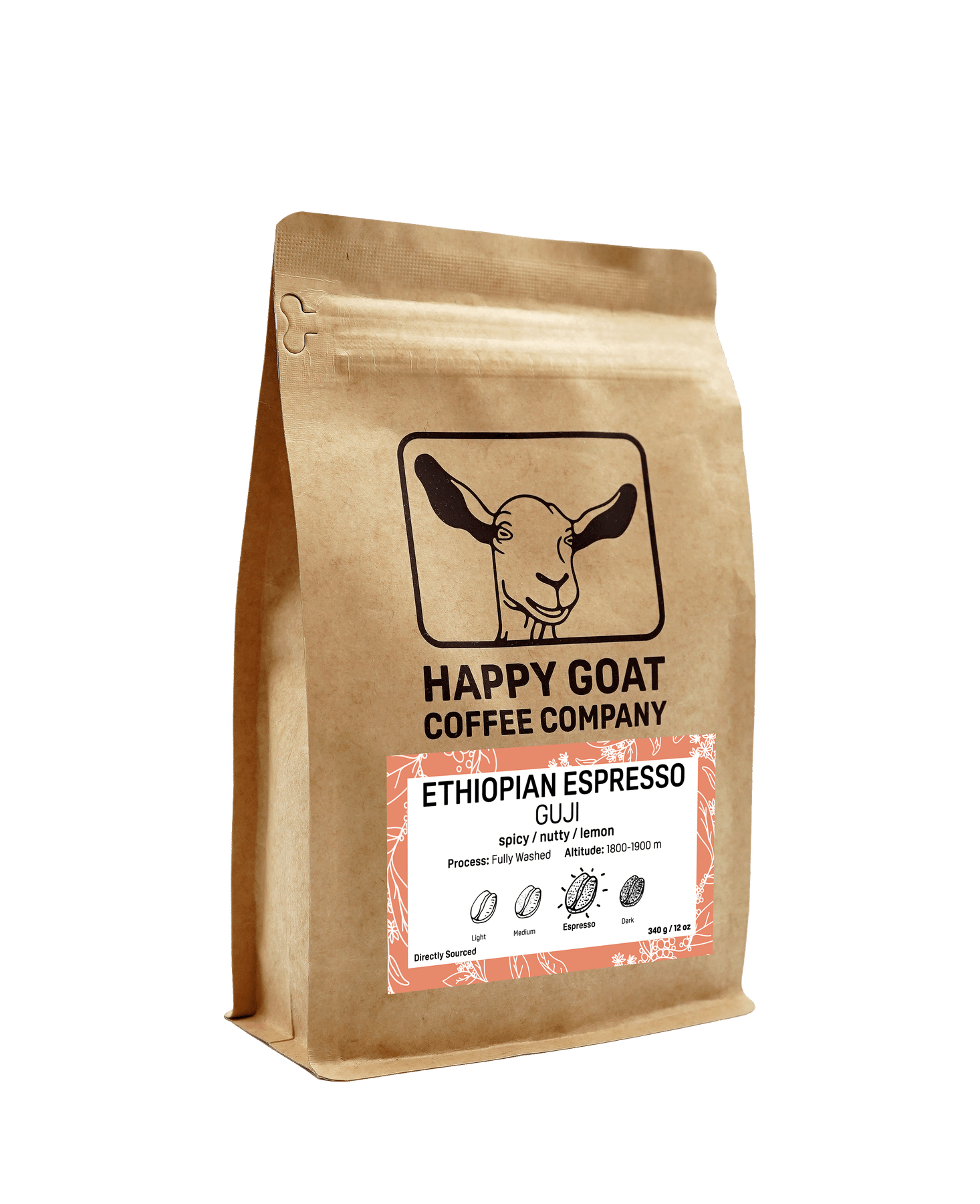 Happy Goat Ethiopian Guji Espresso - Threshold Coffee